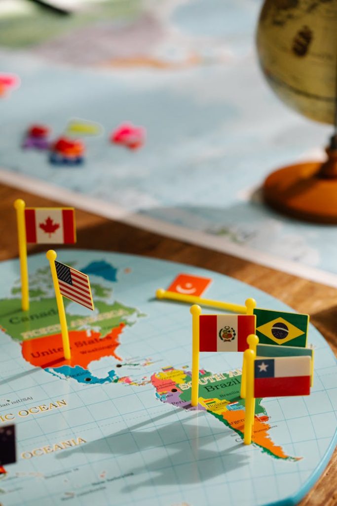 flags-on-maps-8828446 Flags on Maps